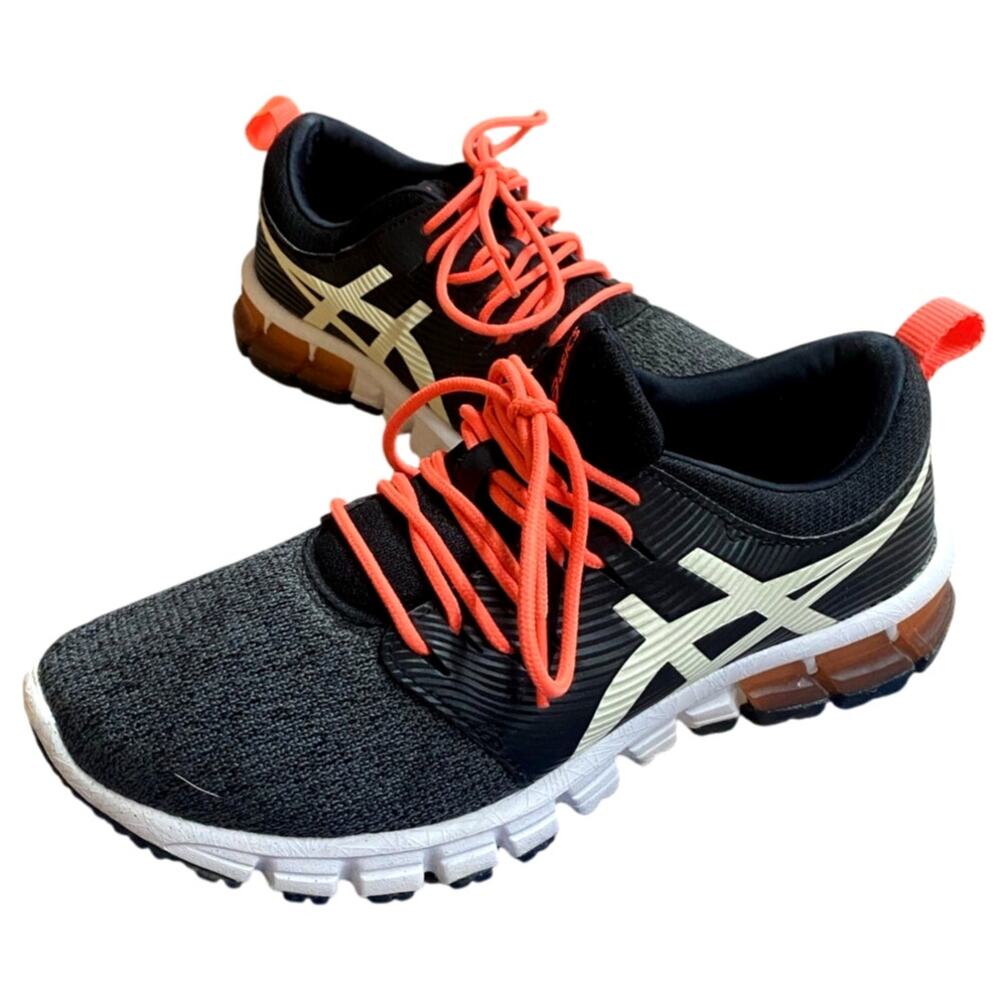 Asics Gel- Quantum 360 6 Sport Sneaker Women's 7 Black Coral Synthetic Fibers